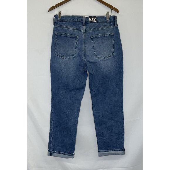 GAP Jeans Womens Cheeky Straight High Rise 30 / 10R Jeans NWT Button Fly Chrty - Picture 4 of 14